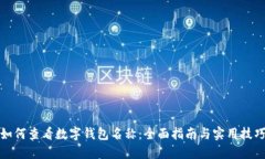 如何查看数字钱包名称：全面指南与实用技巧